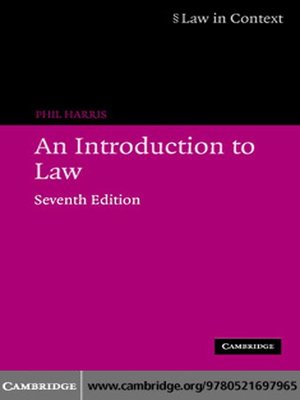 cover image of An Introduction to Law